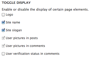 Drupal 7 theme settings